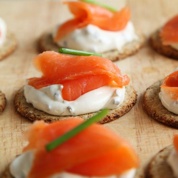 Lososové kanapky